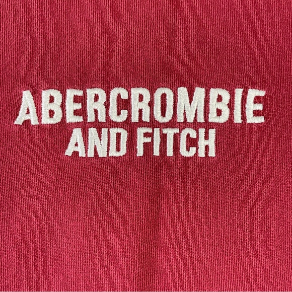 Vintage Abercrombie & Fitch Y2K XL Embroidered Logo T Shirt Preppy Long Sleeved - Picture 3 of 9